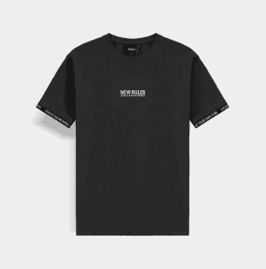 T-Shirt with Tape Details